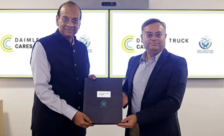 DICV signs MoU with IIM Calcutta Innovation Park for incubation programme with high social impact