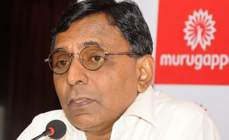 A Vellayan, former Chairman of the Murugappa Group, has passed away.