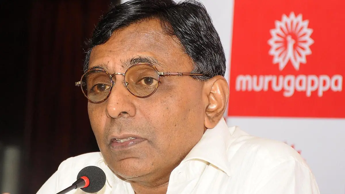A Vellayan, former Chairman of the Murugappa Group, has passed away.