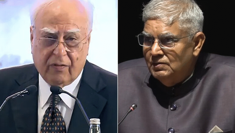 Round 2 Of Kapil Sibal vs Jagdeep Dhankhar Over Symptomatic Malaise